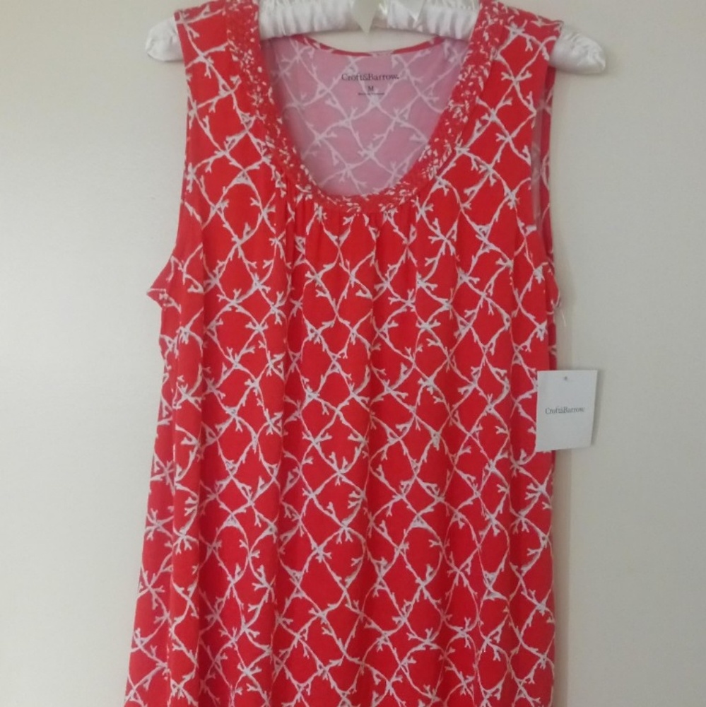 Croft&Barrow Sleeveless Top Size M